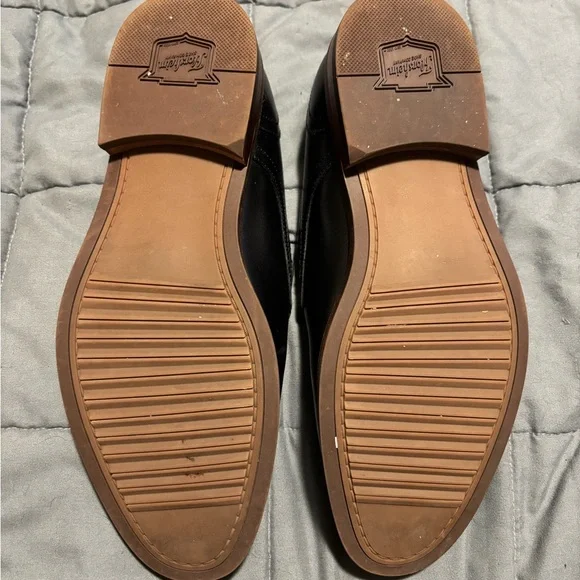 FLORSHEIM Men’s Black Leather Slip-On Loafers Size 7.5 - Picture 4 of 7